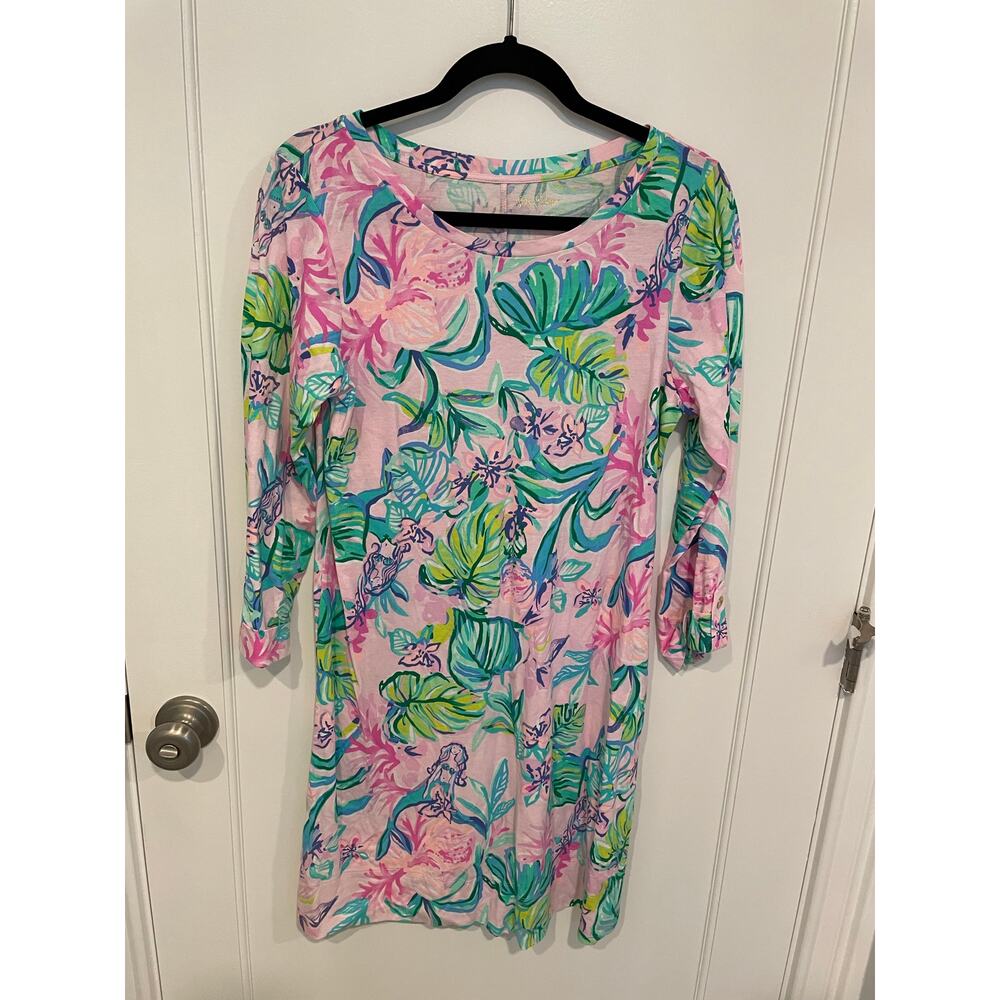 Lilly Pulitzer Rare Linden Dress-Mermaid in the Shade Size L